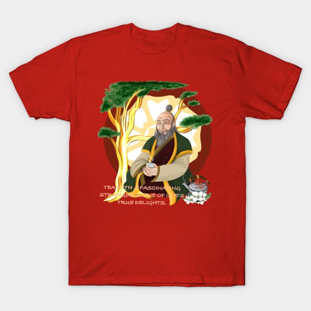 Uncle Iroh T-Shirt by KataMartArt